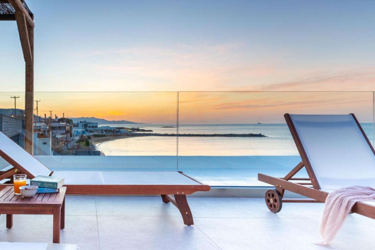 Wave, An Idyllic Seafront Suite By Nirousuites Kokkini Hani Luaran gambar
