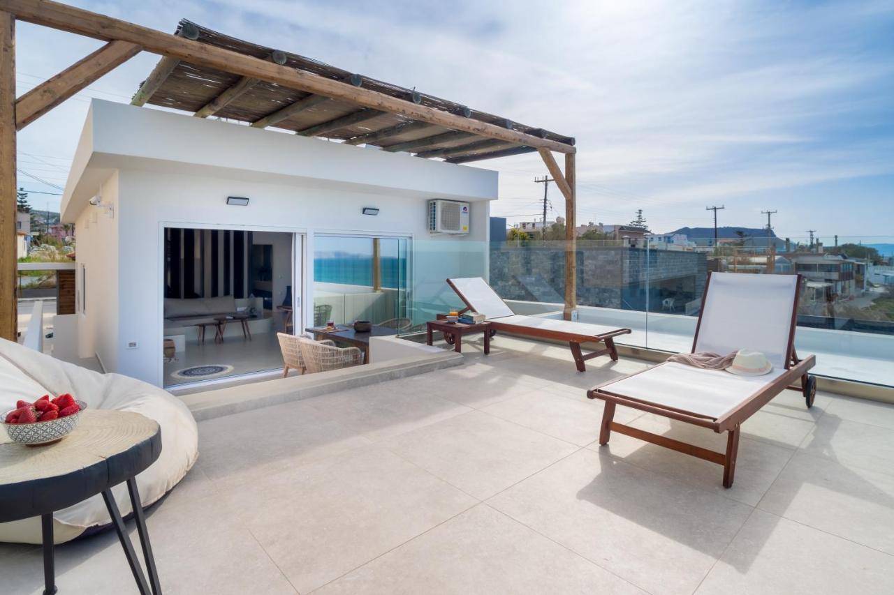 Wave, An Idyllic Seafront Suite By Nirousuites Kokkini Hani Luaran gambar